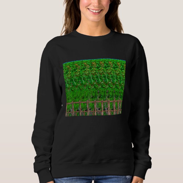 Cool Stereogram The Hidden  Illustration Graphic Sweatshirt (Front)