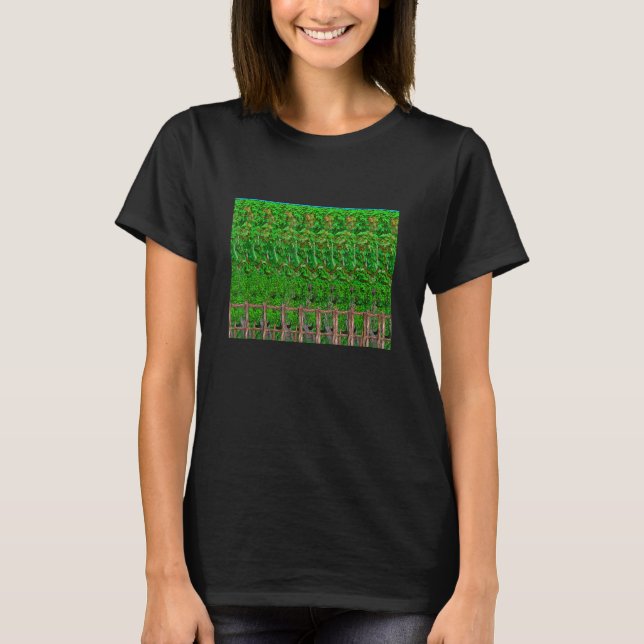 Cool Stereogram The Hidden  Illustration Graphic T-Shirt (Front)