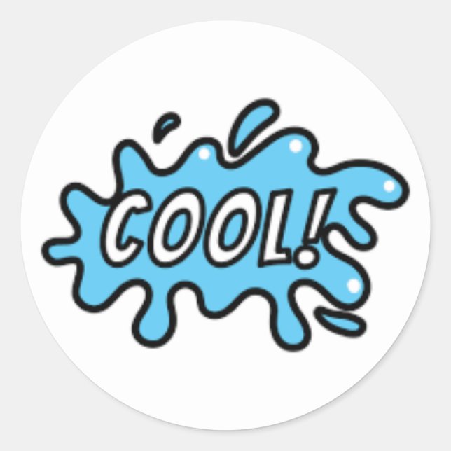 Cool Sticker (Front)