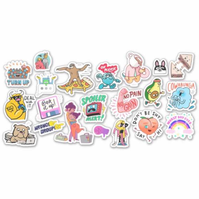 Cool Sticker (Front)