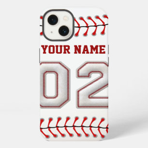 Cool Stitched Baseball Number 2 iPhone 13 Case