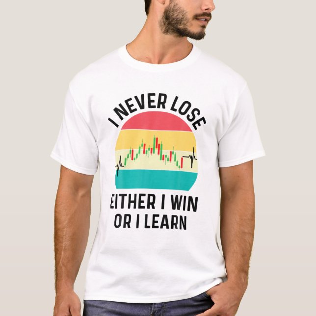 Cool Stock Trading Design For Men Women Stock Mark T-Shirt (Front)