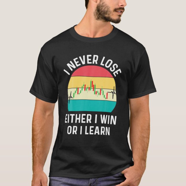 Cool Stock Trading Design For Men Women Stock Mark T-Shirt (Front)