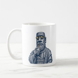 Cool Stone Man Vintage Coffee Mug