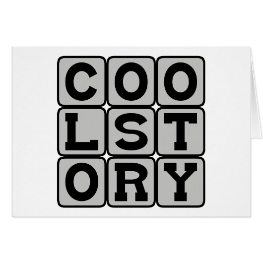 Cool Story, Amusing Tale Cards (Front Horizontal)