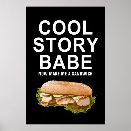 cool story babe poster