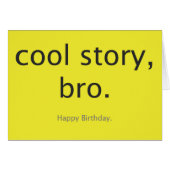 Cool story, bro. (Front Horizontal)