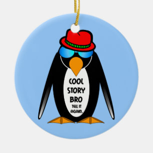 Cool Story Bro Ceramic Ornament