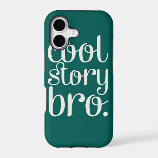 Cool Story Bro Green iPhone 17 Case