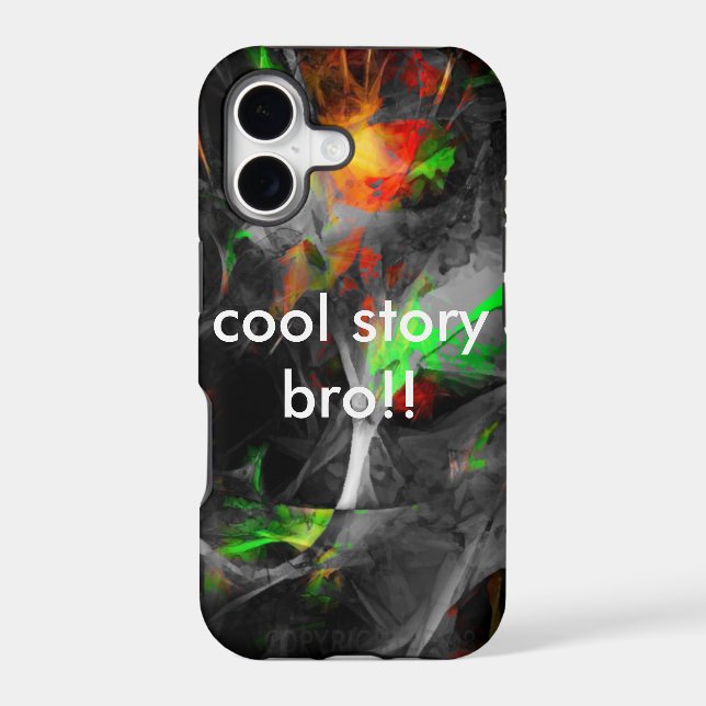 cool story bro!! iphone case (Back)