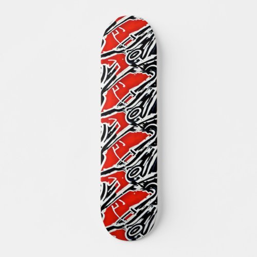 COOL STREET POP ART SKATEBOARD