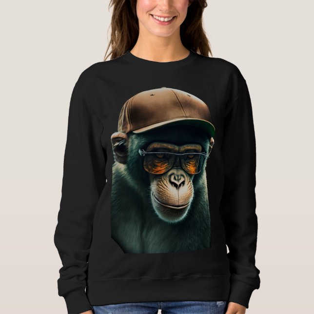 Cool Street Wear Chimp Sweatshirt (Front)