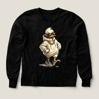 Cool Streetwear Duck Skater T-Shirt | Urban Skate  Tri-Blend Shirts