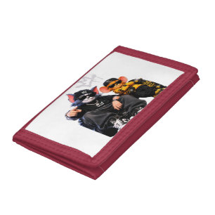 Cool Streetwear Hip-Hop Cat Tri-Fold Wallet