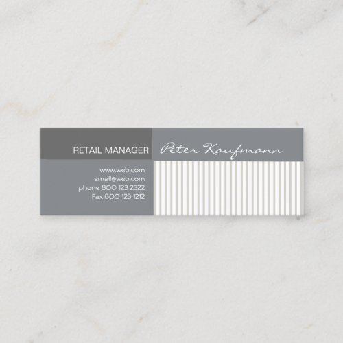 Cool Elegant Pinstripes Business Card Templates