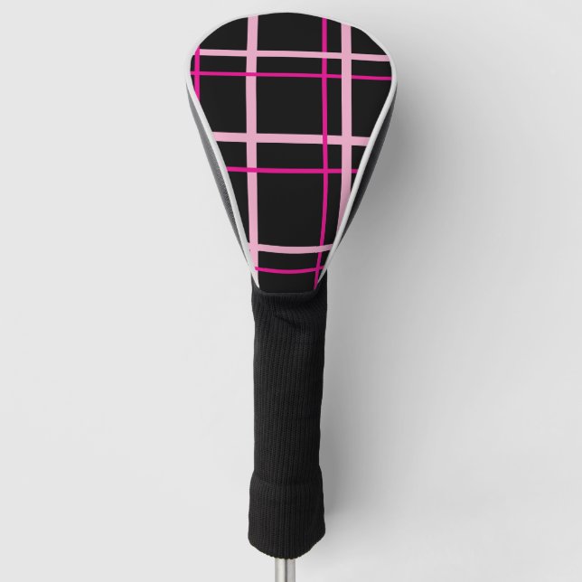 Cool Striped Pattern Golf Head Cover (Front)