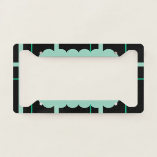 Cool Striped Pattern License Plate Frame