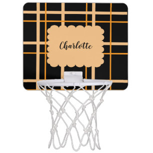 Cool Striped Pattern Mini Basketball Hoop