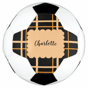 Cool Striped Pattern Soccer Ball