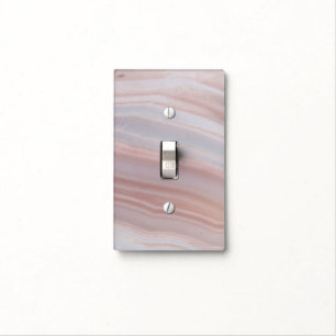 Cool Stripes Botswana Agate Awesome Stone Light Switch Cover