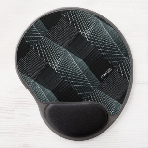 Cool Structure 3D Penetrating Light Background Hip Gel Mouse Pad
