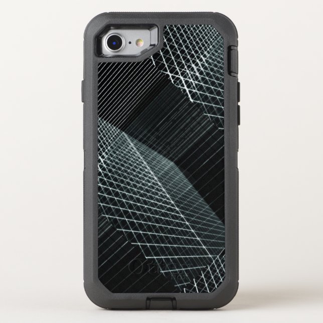 Cool Structure 3D Penetrating Light Background Hip Otterbox iPhone Case (Back)
