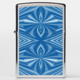 Cool Stylish Blue Pattern Zippo Lighter
