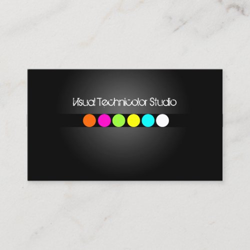 Cool / Stylish fluorescent dots Business Cards