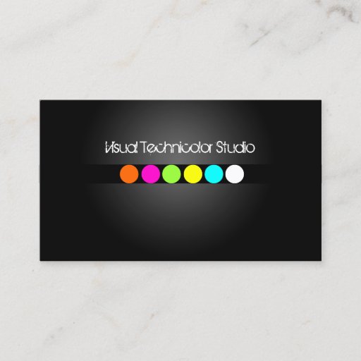 Customizable Cool / Stylish fluorescent dots Business Cards