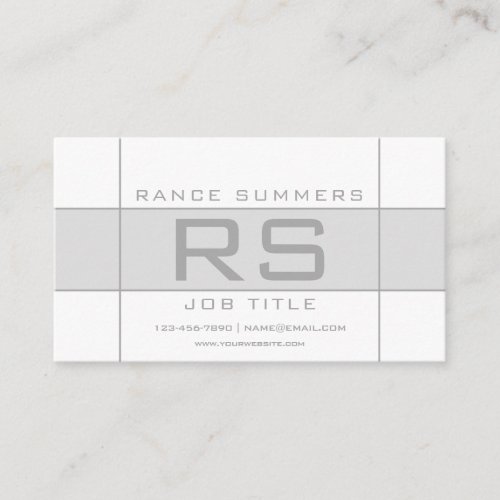 Cool Stylish Geometric Business Card