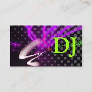 Cool / Stylish neon lights/fluorescent colors Business Card