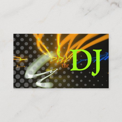Customizable Cool / Stylish neon lights/fluorescent colors Business Cards