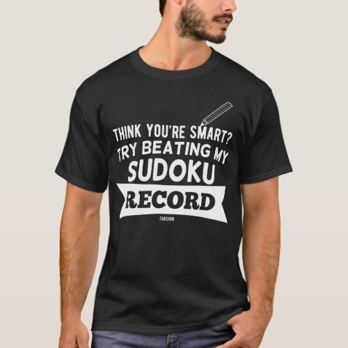 Cool Sudoku saying T_Shirt