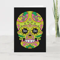 Sugar Skulls Anniversary Card