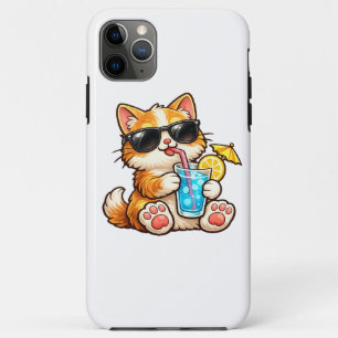Cool Summer Cat iPhone 11 Pro Max Case