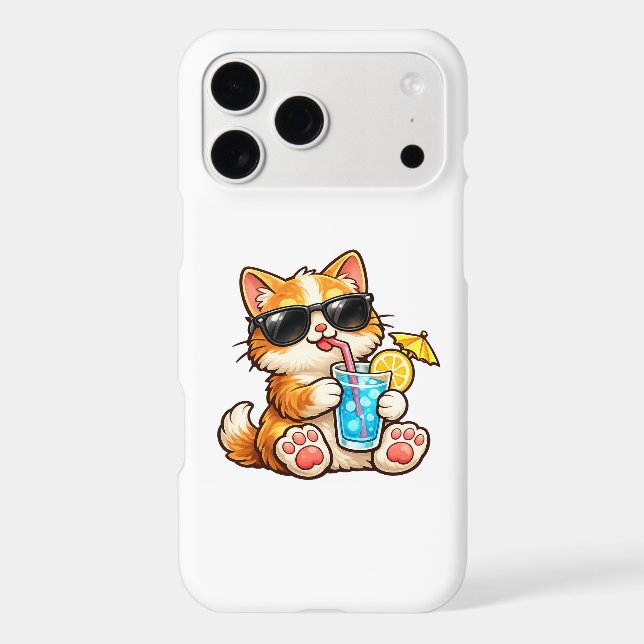 Cool Summer Cat Case-Mate iPhone Case (Back)