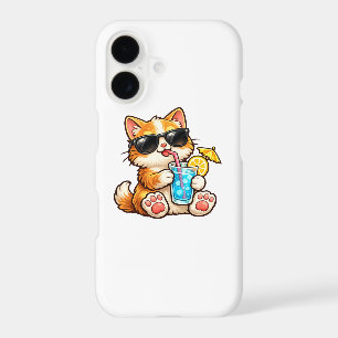 Cool Summer Cat iPhone 17 Case