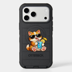 Cool Summer Cat iPhone 17 Pro Max Case