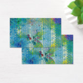 cool summer colours Aztec soft blue pattern (Desk)
