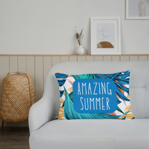 Cool summer holiday pillow 