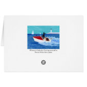 Cool Summer Labradors Painting Cards (Back Horizontal)