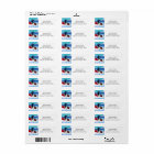 Cool Summer Labradors Painting Return Address