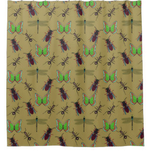 Cool Summer Pattern Shower Curtain