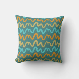 Cool Summer Pattern Throw Pillow