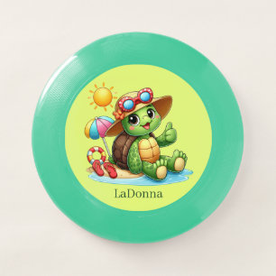 Cool Summer sea turtle Wham-O Frisbee