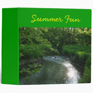 Cool Summer Stream Binder