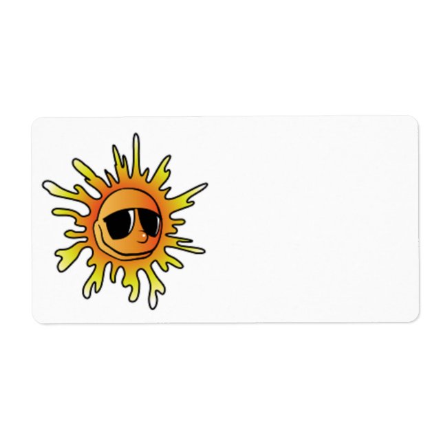 COOL SUMMER SUN LABEL (Front)