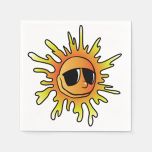 COOL SUMMER SUN NAPKINS