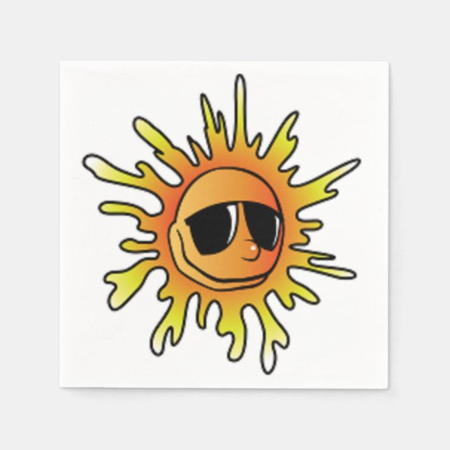 COOL SUMMER SUN NAPKINS (Front)