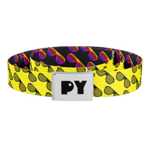 Cool summer sunglasses pattern custom reversible belt